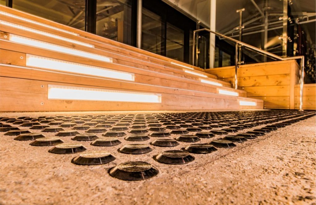 MACq 01 | Stainless Steel Tactiles with anchor | Appular Heavy Duty Stair Nosing