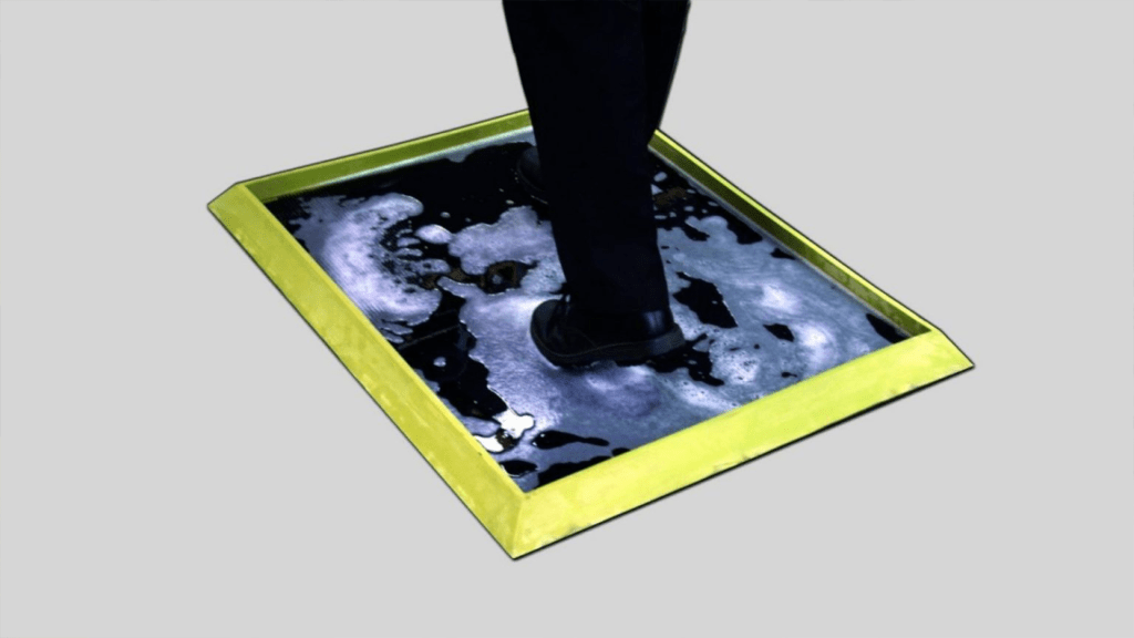 Disinfectant mats