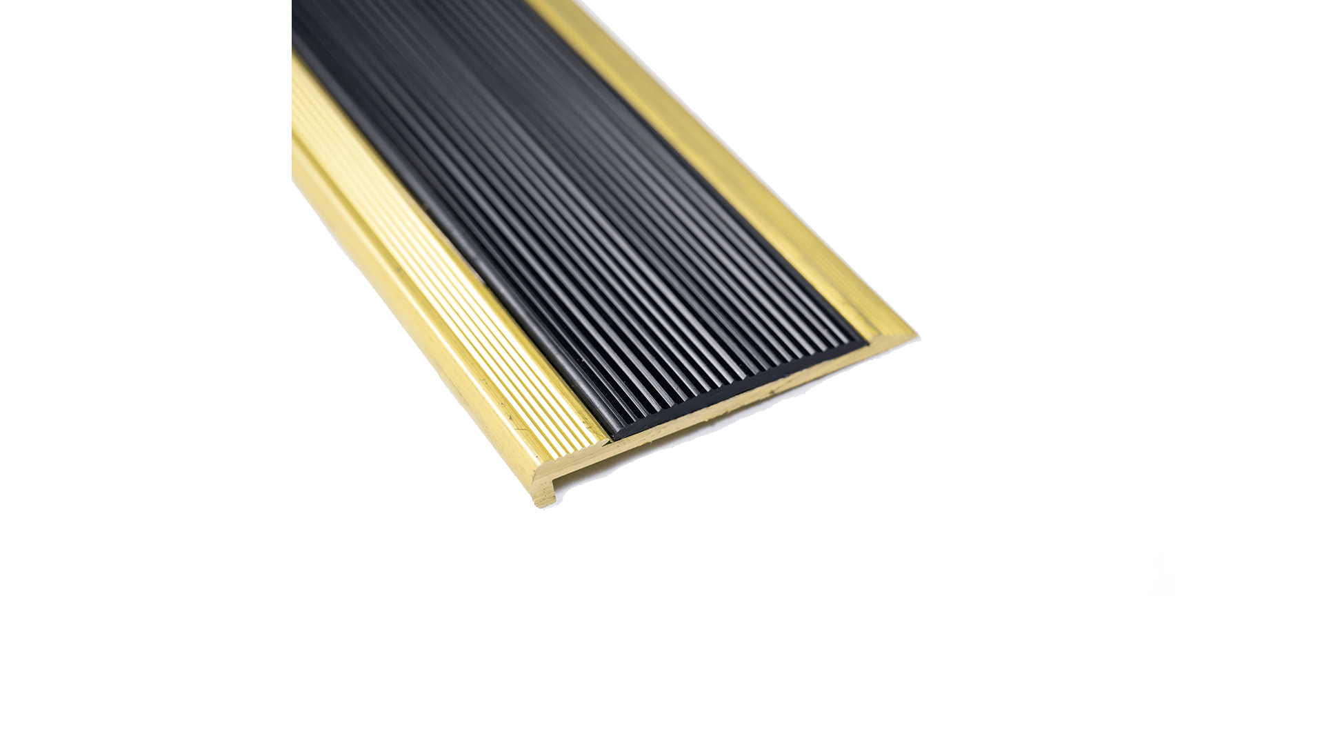 Stair Nosing Brass Ribbed