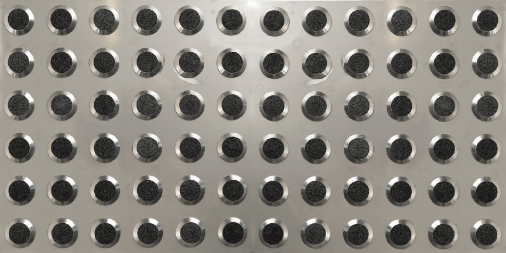 Stainless Steel Plate with Carb Insert -300 x 600mm